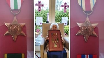 Newcastle care home Resident remembers her husband on Remembrance Day